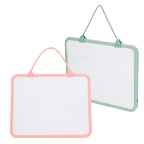 Tableau blanc double face orange et gris-vert Healvian effaçable à sec