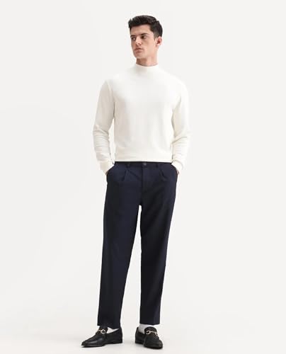 Image of Rare Rabbit Relaxed fit Plain Trouser