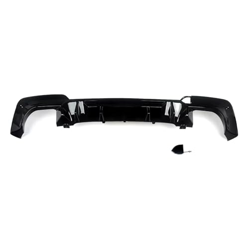 Diffuseur arrière pour BMW X3 G01 M40i Sport 2018-2021 lèvre noir brillant