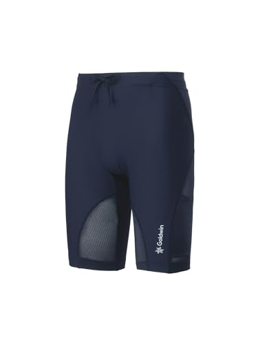Goldwin ランニング 登山 トレイル サポートハーフタイツ ストレッチ 通気性 メンズ