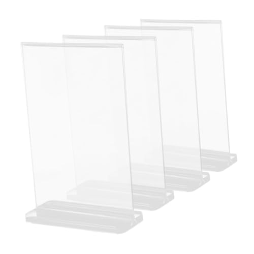 Présentoirs pour cartes de table Mikikit en acrylique à orientation polyvalente