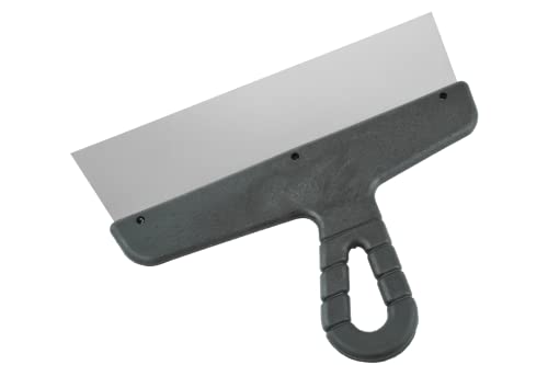 Toolty Stainless Steel Taping Knife, Flexible Wall Putty Knife, Drywall Scraper, Finishing Coat Spatula - 250mm (9.84") - DIY - TLTY-0921 1 Toolty Stainless Steel Taping Knife, Flexible Wall Putty Knife, Drywall Scraper, Finishing Coat Spatula - 250mm (9.84") - DIY - TLTY-0921