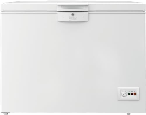 BEKO - HSA24540N - Congelatore Orizzontale Statico, 230 Lt., Libera Installazione, Illuminazione Interna - Bianco, 110,5 x 67,5 x h86 cm