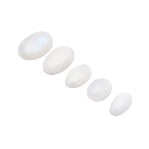 Pierre précieuse originale de lune en cabochon de qualité rare - 3