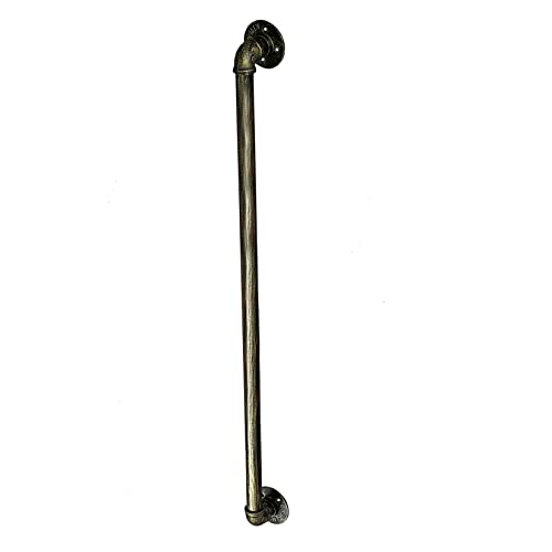 Rampe de balcon en laiton robuste au design tubulaire raffiné et durable