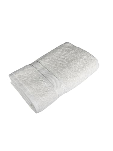 Image of SENSES By Riba Cotton Towels for Bath 550 GSM - Ivory, 1 Pc | Super Soft, Large Size, Absorbent, Lightweight, Antimicrobial, Low Linting