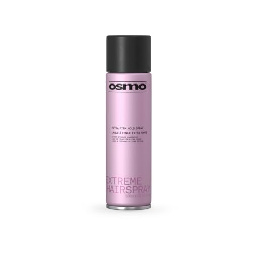 Image of Osmo Extreme Extra Firm Hairspray, Strong Hold Hair Spray and Freeze Spray for Ultimate Volume, Professional Long Lasting Style Fixing Lacquer – EXTRA STRONG HOLD, 500ml