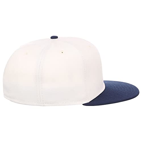 Image of Lids Blank Premium Full Court w /Colored Under Visor Fitted Cap