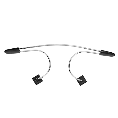 10PCS Plastic Clothes Hangers, 40cm Coat Hanger Glitter Transparent Crystal Seamless Clothes Racks for Closet Wardrobe (Silver Glitter)