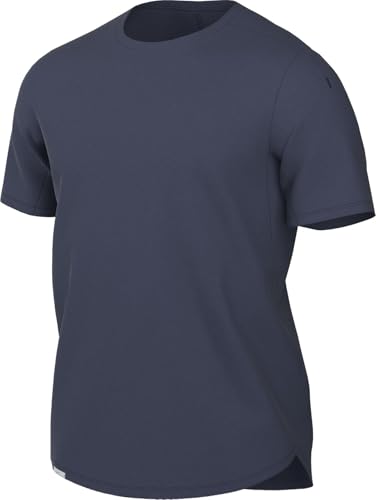 Nike A.P.S. Men's Versatile Dri-Fit ADV Short Sleeve Top, Armory Navy/Black/Black, FN3008-437, L