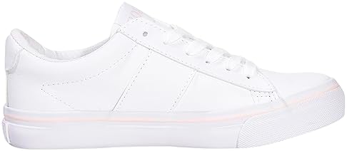 POLO RALPH LAUREN Girl's Sayer (Little Kid) White Tumbled/Light Pink Player Pony -124 13 Little Kid M | Image 4