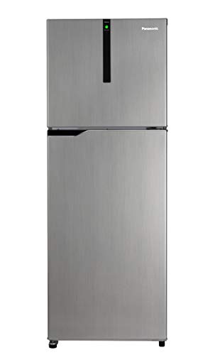 Image of Panasonic 336 L 3 Star Inverter Frost-Free Double-Door Refrigerator (NR-BG341VSS3, Shining Silver)