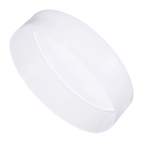 Image of uxcell 4pcs Rubber End Caps 200mm (7 7 /8 Inch) ID x 80mm(3 1 /8 Inch) H Vinyl Round End Cap Cover Screw Thread Protectors Clear