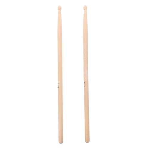 Baquetas para batería TOYANDONA 2 piezas beige 7A miniatura 1