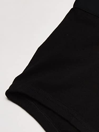 Papi Mens Stylish Brazilian Solid And Print (3-Pack Of Men's Underwear) Trunks Underwear, Black/Black/Black, Large Us #TOP5