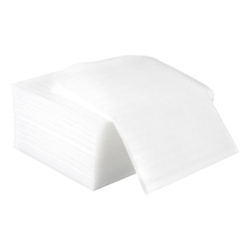 LALAFINA Epe Foam Packing 100pcs Dish Foam Pouches Wrap Pouches Shipping Protection Moving Packaging Material