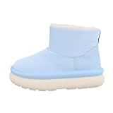  Ital Design Damenschuhe Stiefeletten Plateaustiefeletten, 5860-1-1-, Kunstleder, Hellblau, Gr. 39