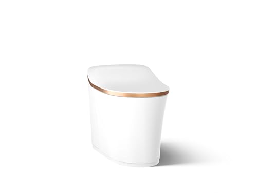 Eir Toilet, White Sun Rise Gold Trim - Kohler 77795-0SG
