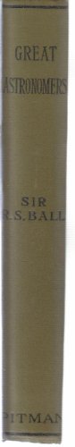Great Astronomers B001FS9QS8 Book Cover