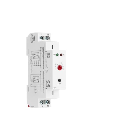 Relais GRT8-LT AC230V 16A avec temporisation précise pour éclairage extérieur