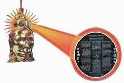 Generic Hari Darpan Gold Plated Shree Hanuman Chalisa Yantra Brass Locket with Chain2