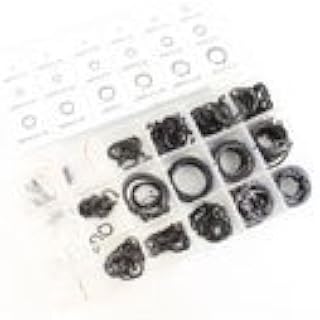 Snap Ring 300 Piece Assortment Variety Kit Heat Treated Black Oxide Finished