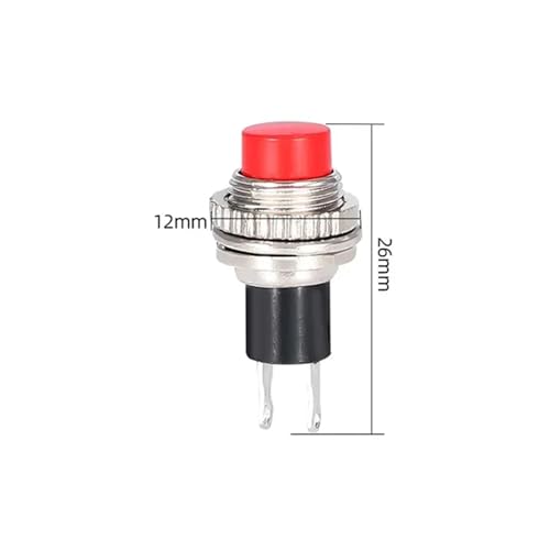 Interruptor de botón de 10 mm verde para paneles de control domésticos y simulación 5