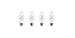 Philips LED Dimmable B12 Soft White Light Bulb with Warm Glow Effect 500-Lumen, 2700-2200-Kelvin, 7-Watt (60-Watt Equivalent), E26 Base, Clear, 4-Pack