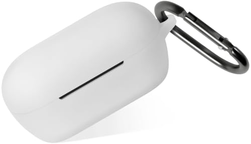 Image of ELOR Silicone Case Cover Compatible with Sony WF-C710N | WF-C710NSA (Earbuds Not Included) (Frost White)