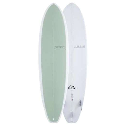 Modern Surfboards Falcon PU Surfboard, Olive, 6ft 4in