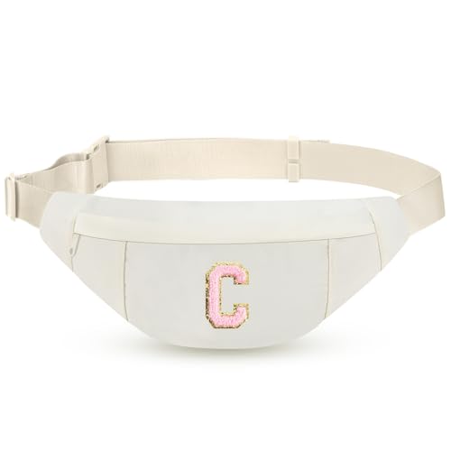 Image of MAXTOP Christmas Birthday Idea Gift for Daughter Sister Her,Trendy Stuff CrossBody Bag Fanny Pack for Women Men,Beige C