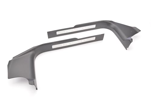 Sill Plate Lightening Inoperative After Installing LPO Illuminated Door Sill Plates - 2021 Cadillac Escalade 4 GM Accessories 23114164 Front Door Sill Plate with Jet Black Surround and Chevrolet Script
