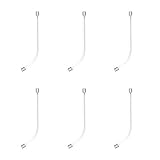 6 Pack Clear Voice Tube for Plantronics Headsets Replacement Accessory for Encore,Tristar,SupraPlus,Duoset and Duopro P/N: 29960-01