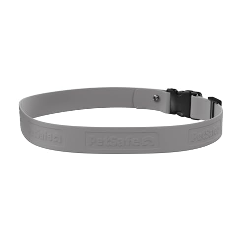 PetSafe Replacement Strap for Guardian GPS + Tracking Dog Fence Collar, Made with Soft-Touch Nylon for Enhanced Comfort and Long-Lasting Wear - Water-Wicking, Waterproof Material, Gray by PetSafe - Used condition - US$14.99