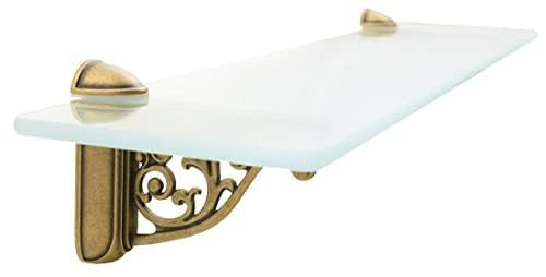 Antique English Brass Shelf Bracket, 4.92 in (125 mm) — KHTUMEWARE