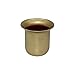 Creative Hobbies Brass Metal Candle Holder Cups - Pack of 20 - Fits Standard Tapered Wax Candles or Votive Pegs - Brass Color Finish - Tabletop Candle Holders for Wedding Occasion