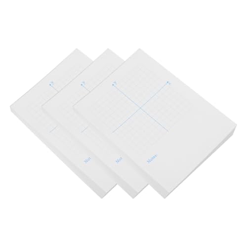 Bloc de notas de coordenadas X-Y papel cuadriculado plano bloc de gráficos para matemáticas