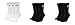 Price comparison product image Nike - Socks EVERIDAY CUSCHIONED Medium Socks Length 3 Pairs SX7664 010 Black - 38|42, Black