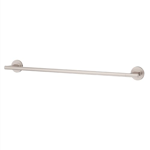 Pfister Capistrano Bath Towel Bar for Bathroom, 24-Inch, Wall-Mounted, Screw-in, Spot Defense Brushed Nickel Finish, BTBCSO2GS by Pfister - Used condition - US$13.23