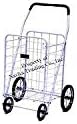 Narita Jumbo Shopping Cart Color: White