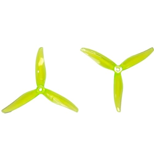 Hélices 3 pales G5128 FPV en composite haute précision pour drones multirotor de course