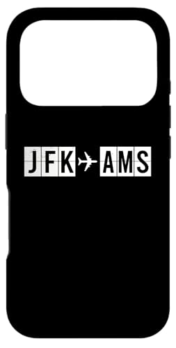 JFK AMS�t���C�g���[�g�j���[���[�N����A���X�e���_���ւ̃R�[�h �X�}�z�P�[�X iPhone 17 Pro �p