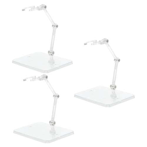 OFFIGAM 3Stücke Verstellbare Figurenständer Transparent