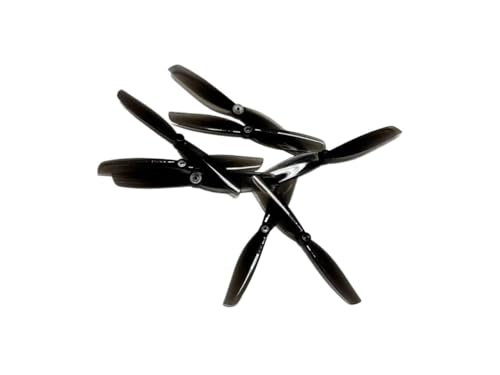 Hélices S 65 mm double pale pour drone FPV racing et toothpick avec axe de 1.5mm