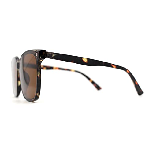 Womens Inset Lens Minimal Hipster Horn Rim Sunglasses3