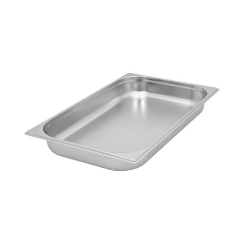 TECHNICA Behälter GN 1/1 65 mm aus Edelstahl - Gastro Container stapelbar - Edelstahlwanne Küche - Hitzebeständig -40 C bis 300 C - Spülmaschinenfest