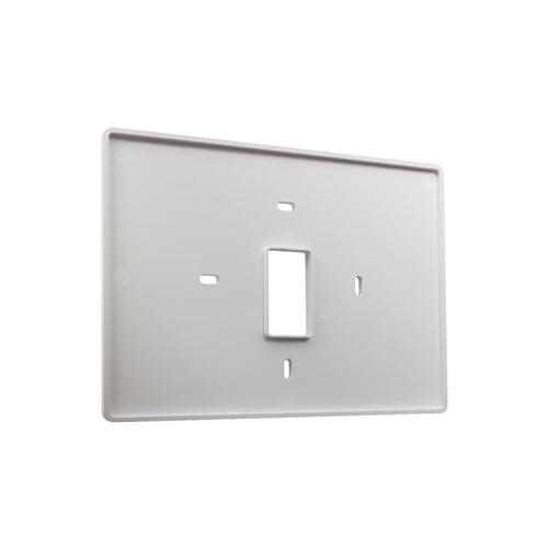 Thermostats Wall Plate T119 Fits For PRO1 IAQ Thermostats, Universal Thermostat Wall Plate White 1 Pack