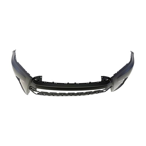 Image of FitParts Compatible with Toyota Highlander 2017-2019 Front Bumper Cover | Primed, Without Parking Sensor Holes, Hybrid, Ready to Paint, OEM 521190E937, TO1000427
