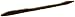 Zoom Trick Worm-Pack of 20 (Green Pumpkin Red, 6.75-Inch)