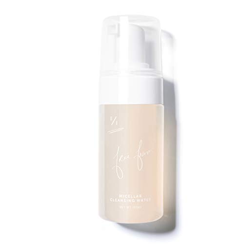 One Over One - Natural Micellar Cleansing Water | No Rinse Gentle Foaming Cleanser & Makeup Remover | Safe for Sensitive Skin | 100ml